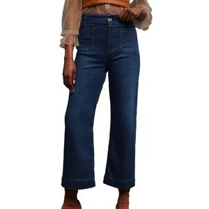 Anthropologie Pilcro Ultra High-Rise Cropped Wide-Leg Jeans, Women’s 30